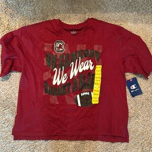Women’s university of South Carolina gamecocks boxy crop top